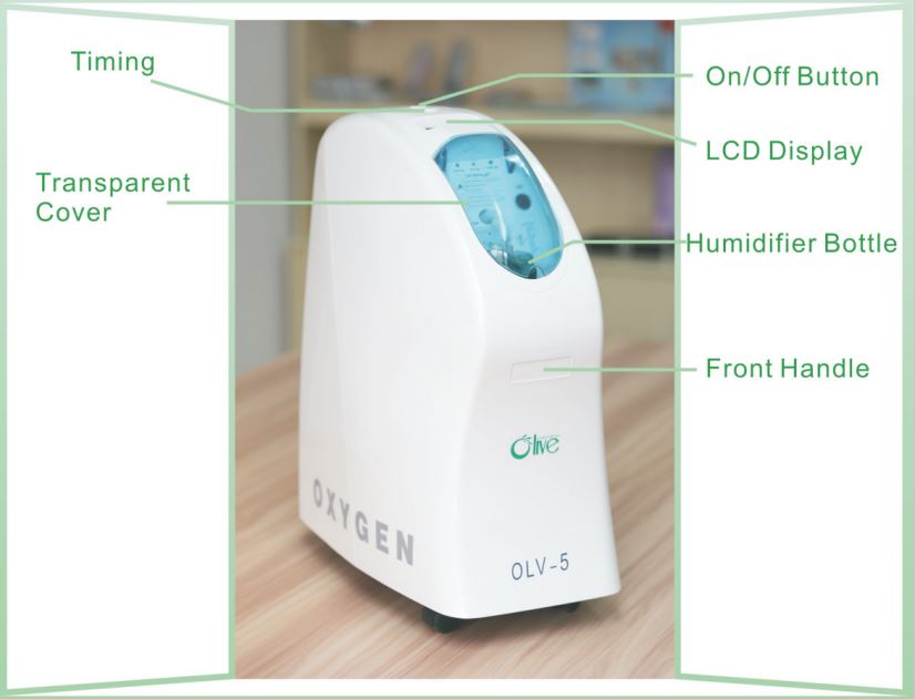 OLIVE OXYGEN CONCENTRATOR - MODEL OLV-5/10