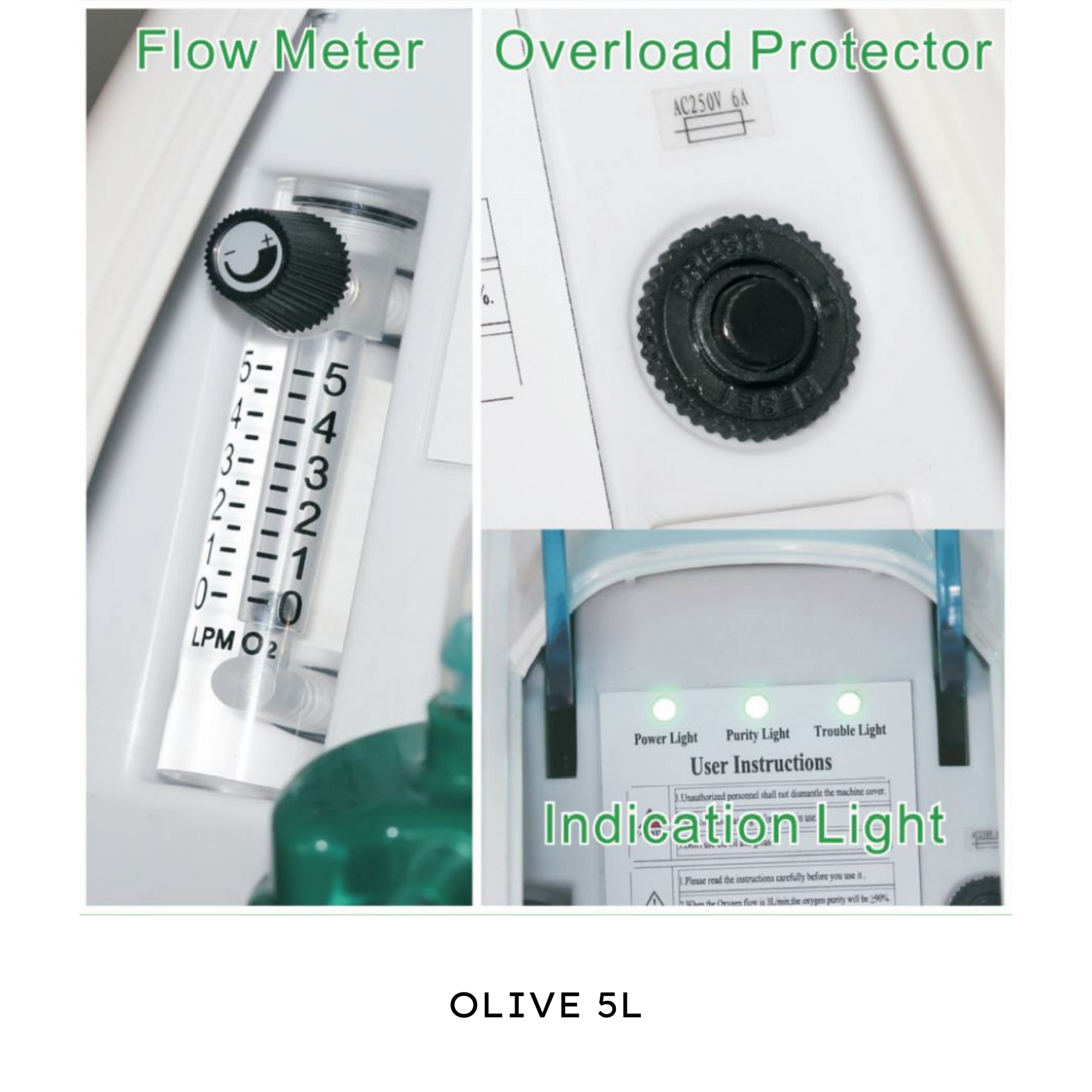 OLIVE OXYGEN CONCENTRATOR - MODEL OLV-5/10