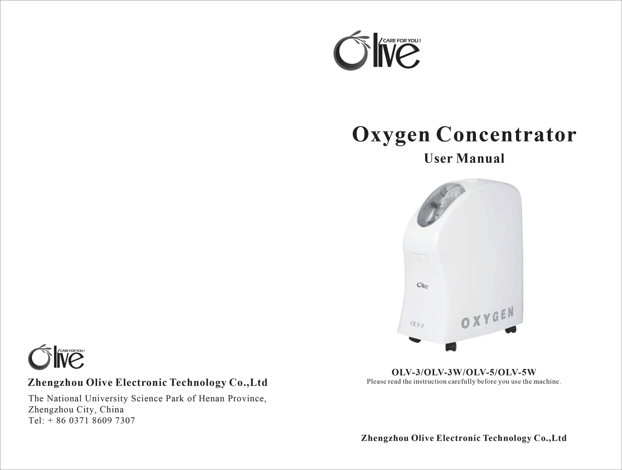 OLIVE OXYGEN CONCENTRATOR - MODEL OLV-5/10